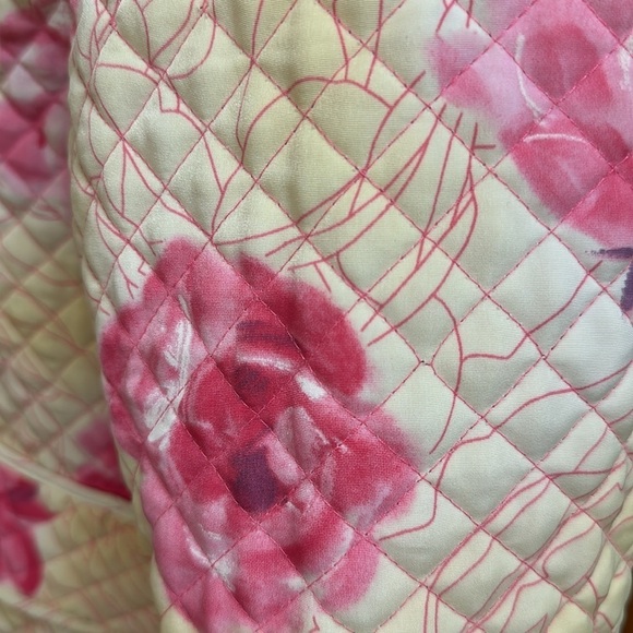 Esprit Outerwear Reversible Spring Zippered Quilted Jacket Floral Small NWOT - Picture 5 of 11